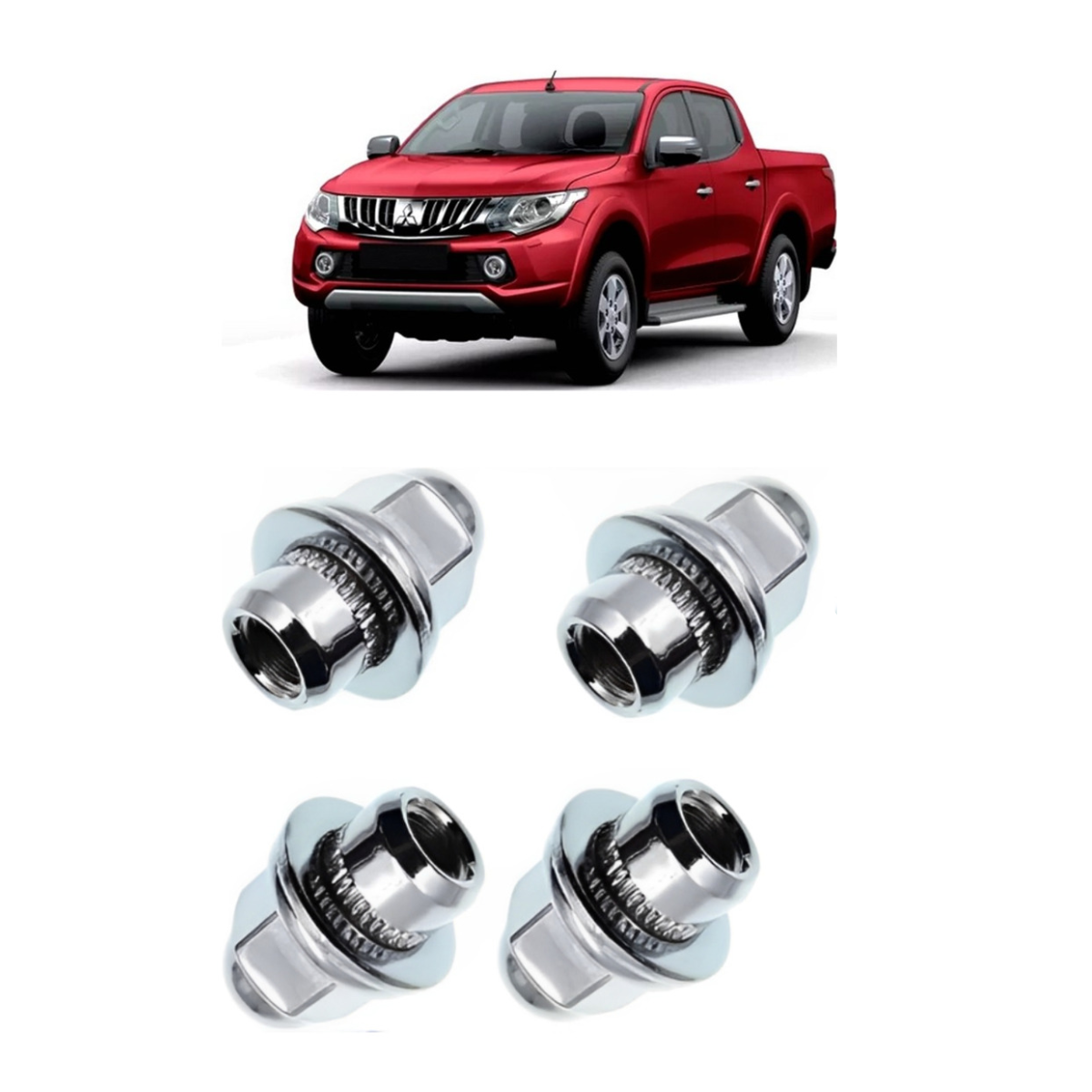 24 Porca De Roda Mitsubishi Airtrek Pajero Full Dakar Asx - Imagem 10