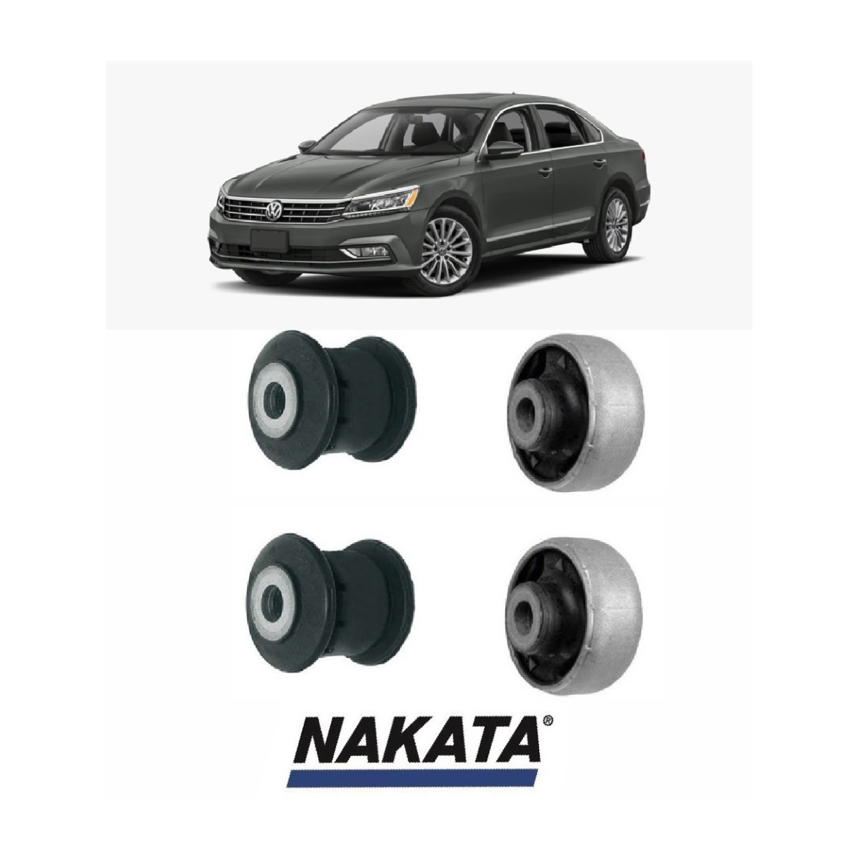 4 Bucha Bandeja Balança Jetta Tsi Novo Fusca 2012 A 2017 - Imagem 10