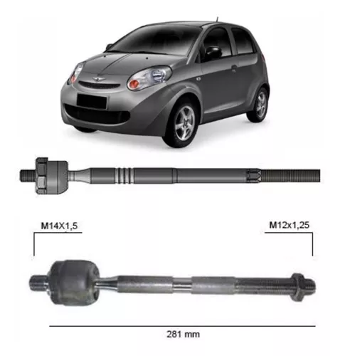 Articulação Barra Axial Chery Face 2010 2011 2012 2013 2014