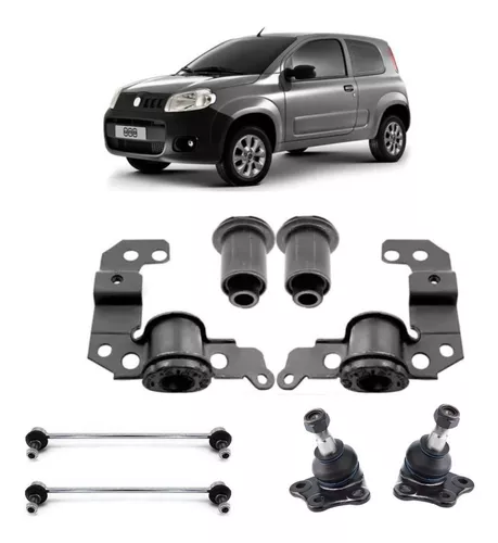 Bieletas+ Pivôs Buchas Bandeja Palio Novo Grand Siena Mobi - Imagem 4