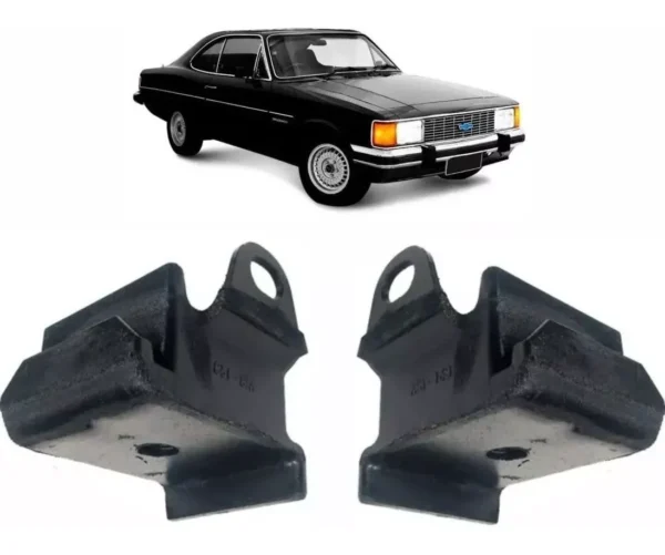Par Coxim Calço Motor Opala Caravan 6cc 1969 1970 71 Á 1992