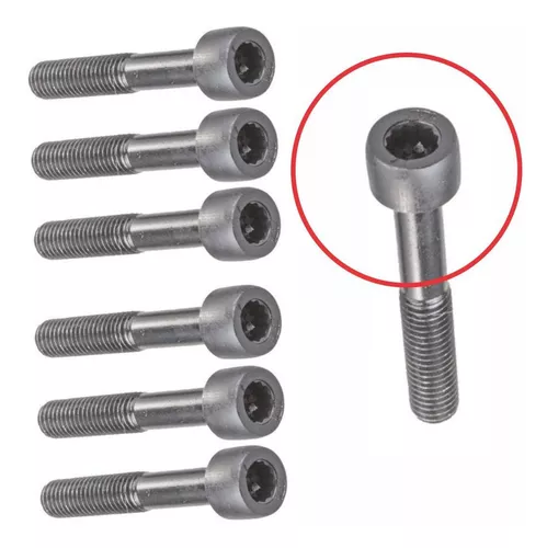 Kit 16 Parafuso Estriado Bolachão Câmbio Kombi Gol 08x1,5x57 - Imagem 8