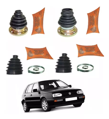 Kit 4 Coifa Homocinética Roda E Cambio Golf 94 95 96 97 98