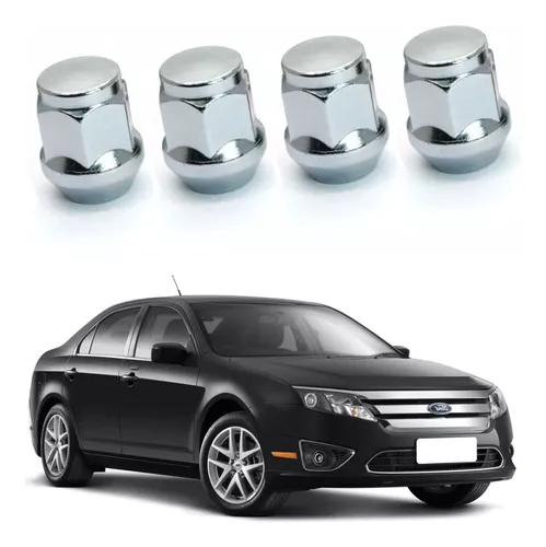 Kit 4 Porca Cromada Roda Ford Fusion 2008 2009 2010 2011 12 - Imagem 5