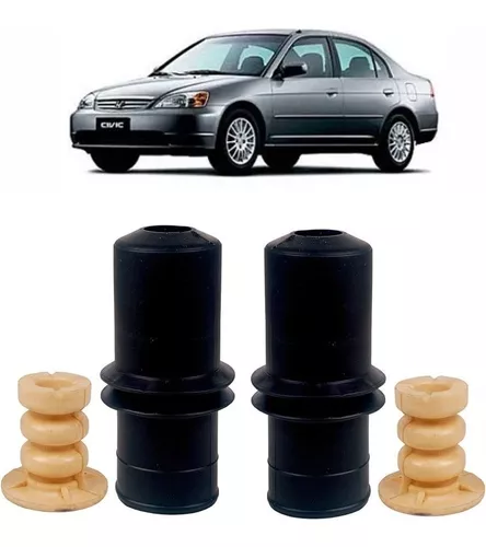 Kit Batente Amortecedor Dianteiro Civic 2002 2003 2004 2005