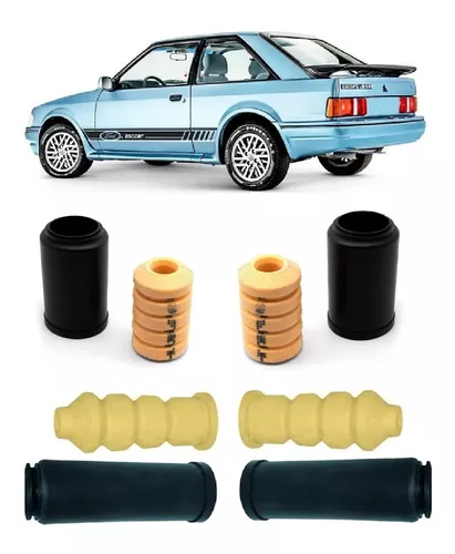 Kit Batente Amortecedor Dianteiro + Traseiro Escort Hobby