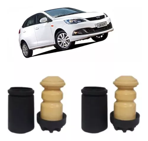 Kit Batente Amortecedor Traseiro Chery Celer 2013 2014 À 18