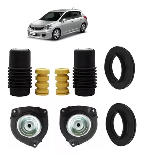 Kit Batente Coxim Amortecedor Dianteiro Nissan Tiida Livina - Imagem 6