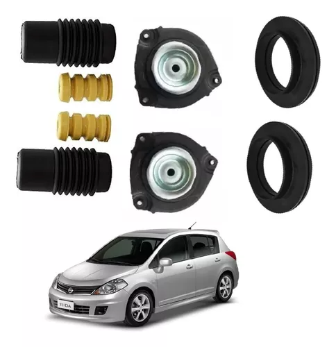 Kit Batente Coxim Amortecedor Dianteiro Nissan Tiida Livina - Imagem 4