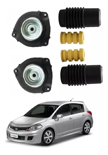 Kit Batente Coxim Amortecedor Dianteiro Nissan Tiida Livina - Imagem 3