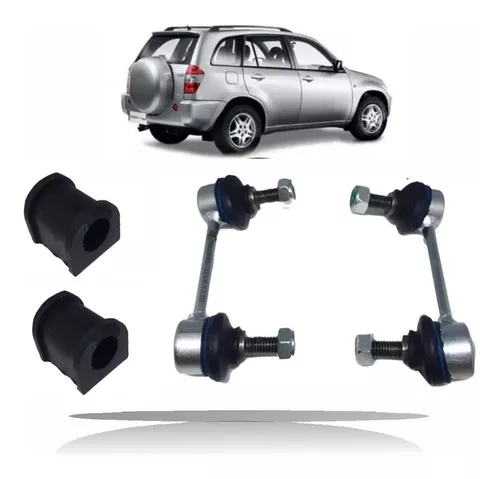 Kit Bieleta + Bucha Barra Estabilizador Traseiro Chery Tiggo