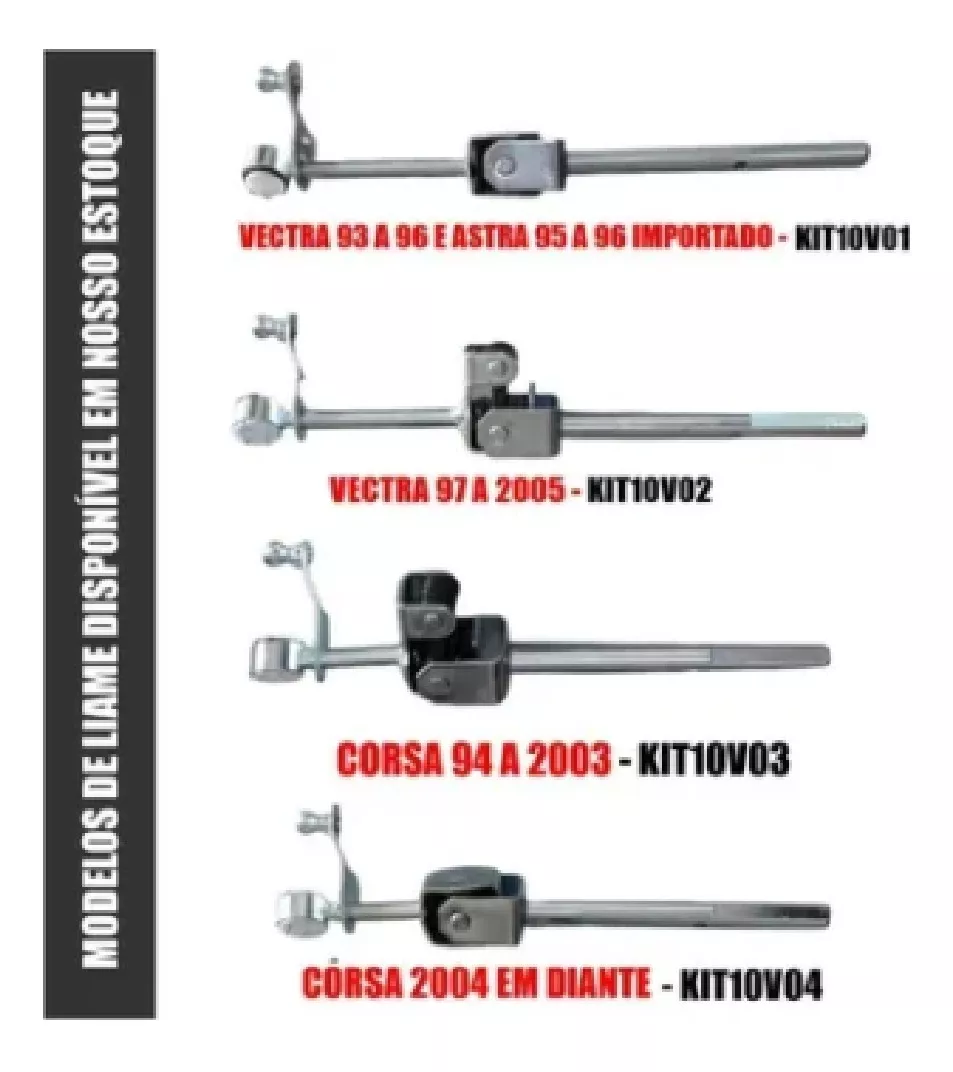 Kit Completo Reparo Trambulador Vectra 97 98 99 00 01 02 03 - Imagem 5