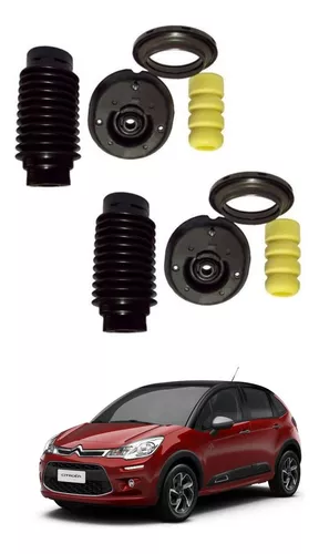 Kit Coxim Batente Amortecedor Dianteiro Citroen C3 Nakata - Imagem 3