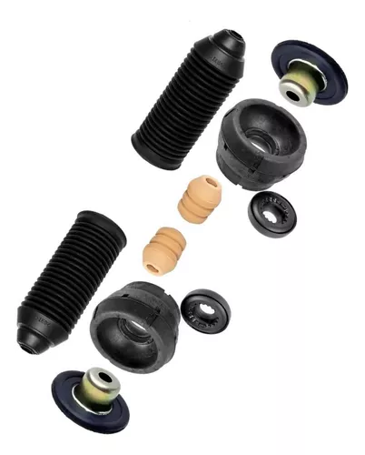 Kit Coxim + Prato Amortecedor Dianteiro Gol G5 G6 Golf - Imagem 4