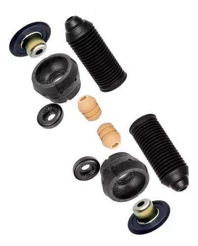Kit Coxim + Prato Amortecedor Dianteiro Gol G5 G6 Golf - Imagem 3