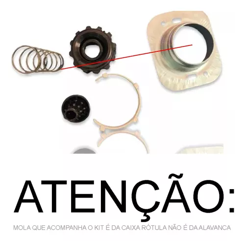 Kit Reparo Trambulador + Alavanca Gol G1 G2 G3 G4 Completo - Imagem 6
