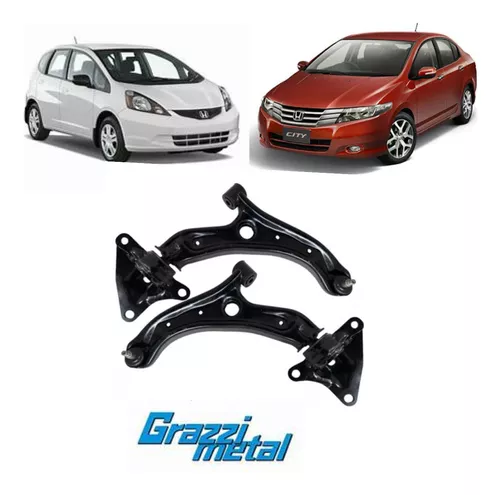 Par Bandeja Dianteira Com Pivô Honda City 2009 A 2013 - Imagem 5
