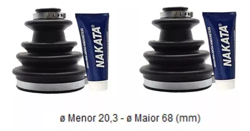 Par Coifa Homocinética Roda Fiesta 96/98 Ford Ka Courier 97/00 - Imagem 4