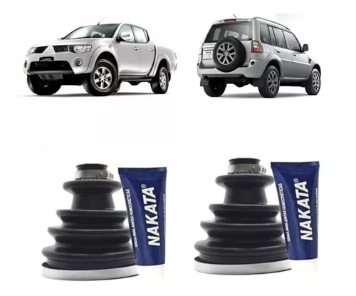 Par Coifa Homocinética Roda Mitsubishi L200 4x4 Pajero 01/10