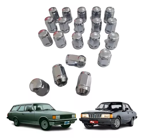 Porcas Rodas Original Opala Caravan 12x1,50 Cromadas Ch19
